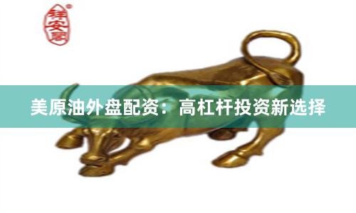 美原油外盘配资:高杠杆投资新选择